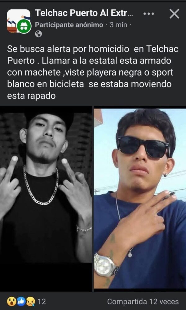 Detienen al beliceño Nigel Tamayo, tras cometer el feminicidio de su pareja en Telchac Puerto 