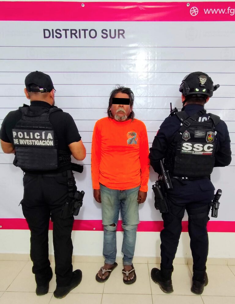 Detienen a Miguel Ángel “N”, culpable del incendio de palapas en Mahahual, Othón P. Blanco, Quintana Roo