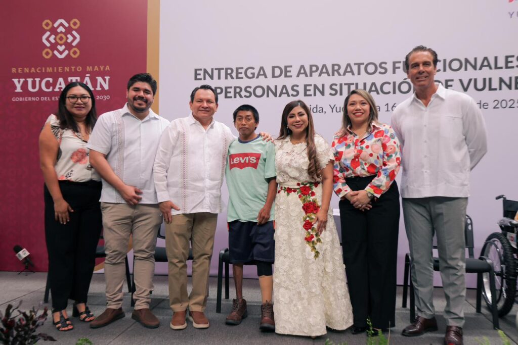 Renacimiento Maya entrega más aparatos de movilidad para las personas con discapacidad en Yucatán 