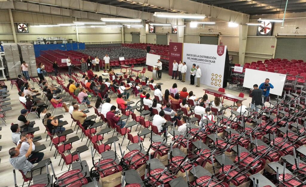 Renacimiento Maya fortalece la infraestructura educativa con la entrega de mobiliario para las escuelas de Yucatán