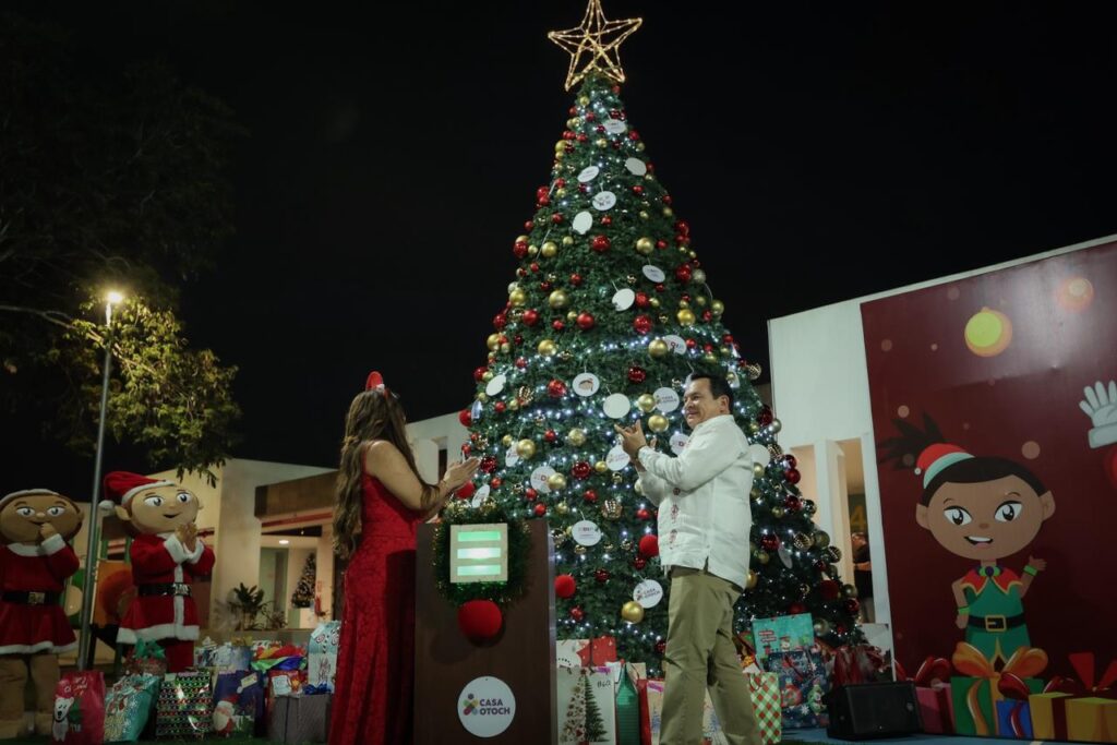 Llevan la magia de la Navidad a Casa Otoch