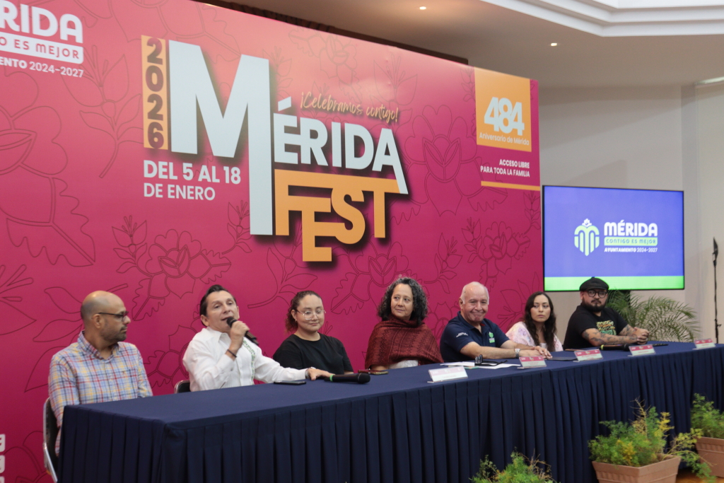 Gran variedad de ritmos musicales hará vibrar el festival multicultural Mérida Fest 2026