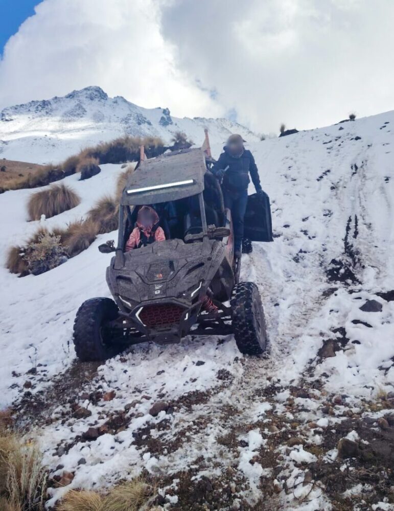 Decomisan vehículo tipo Razer por daños a la flora en el Nevado de Toluca, Edomex