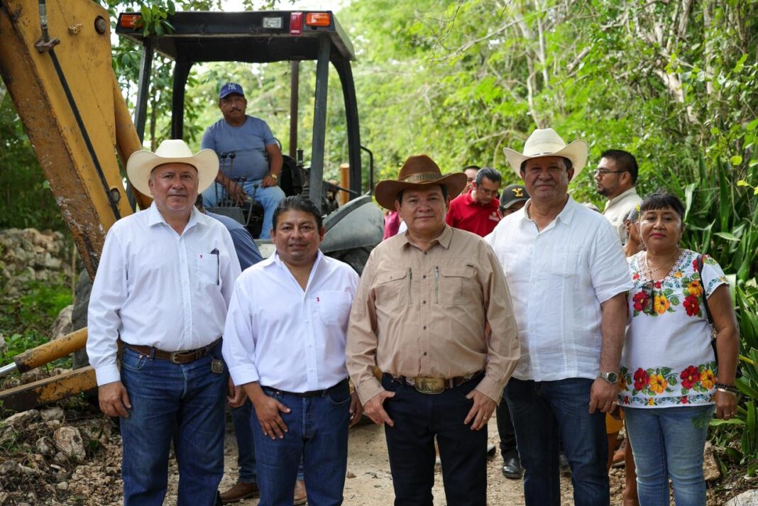 Renacimiento Maya mejora producción agrícola con la construcción de Caminos Renacimiento en Dzitás