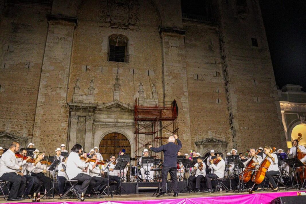 La jarana yucateca se reinventa con ritmos sinfónicos en el 484 aniversario