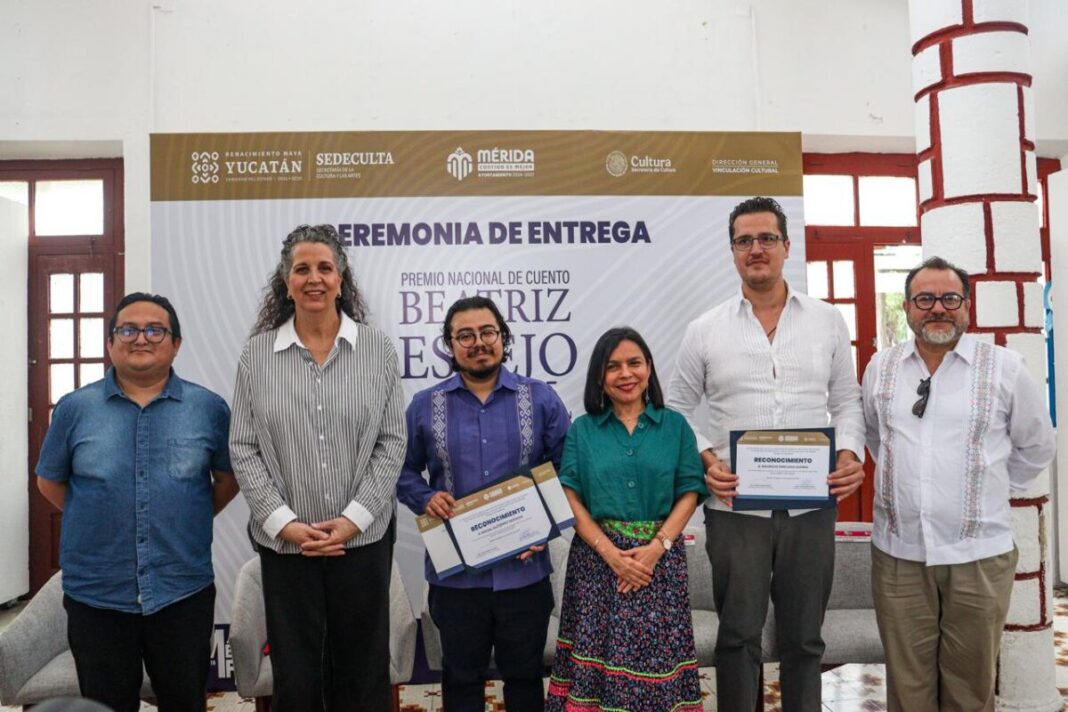 Recibe el escritor Rafael Gutiérrez Quezada Premio Nacional de Cuento “Beatriz Espejo” en Mérida