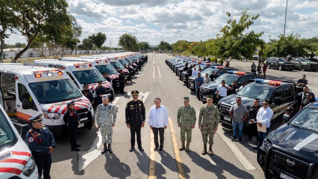 El Gobernador Joaquín Díaz Mena refuerza seguridad en Yucatán con gran inversión