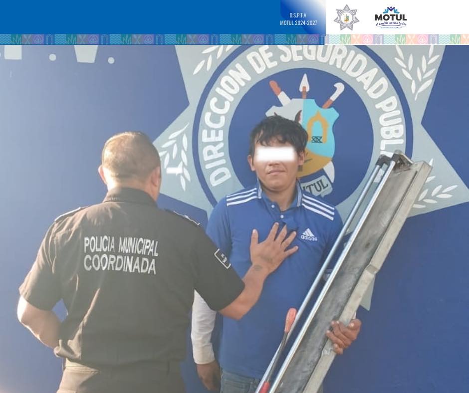 Frustran robo de herramienta valuada en 12 mil pesos en una colonia de Motul