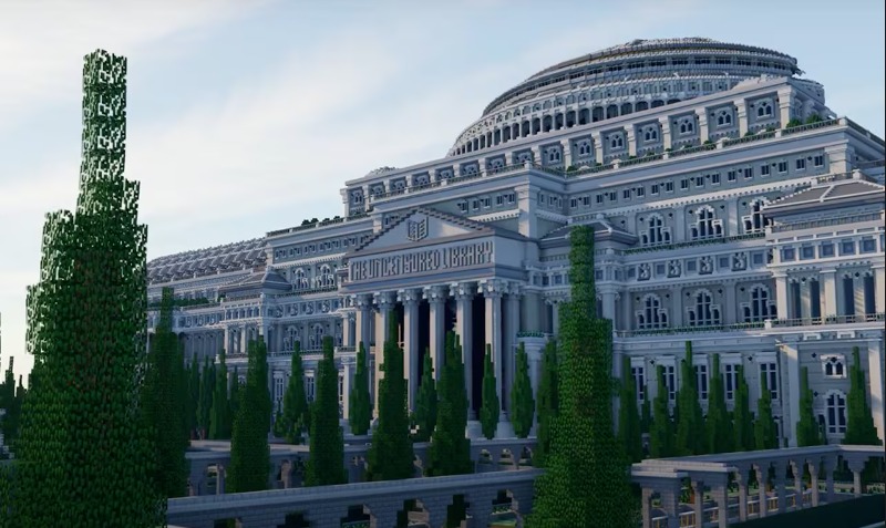La biblioteca virtual en minecraft que desafía a la censura