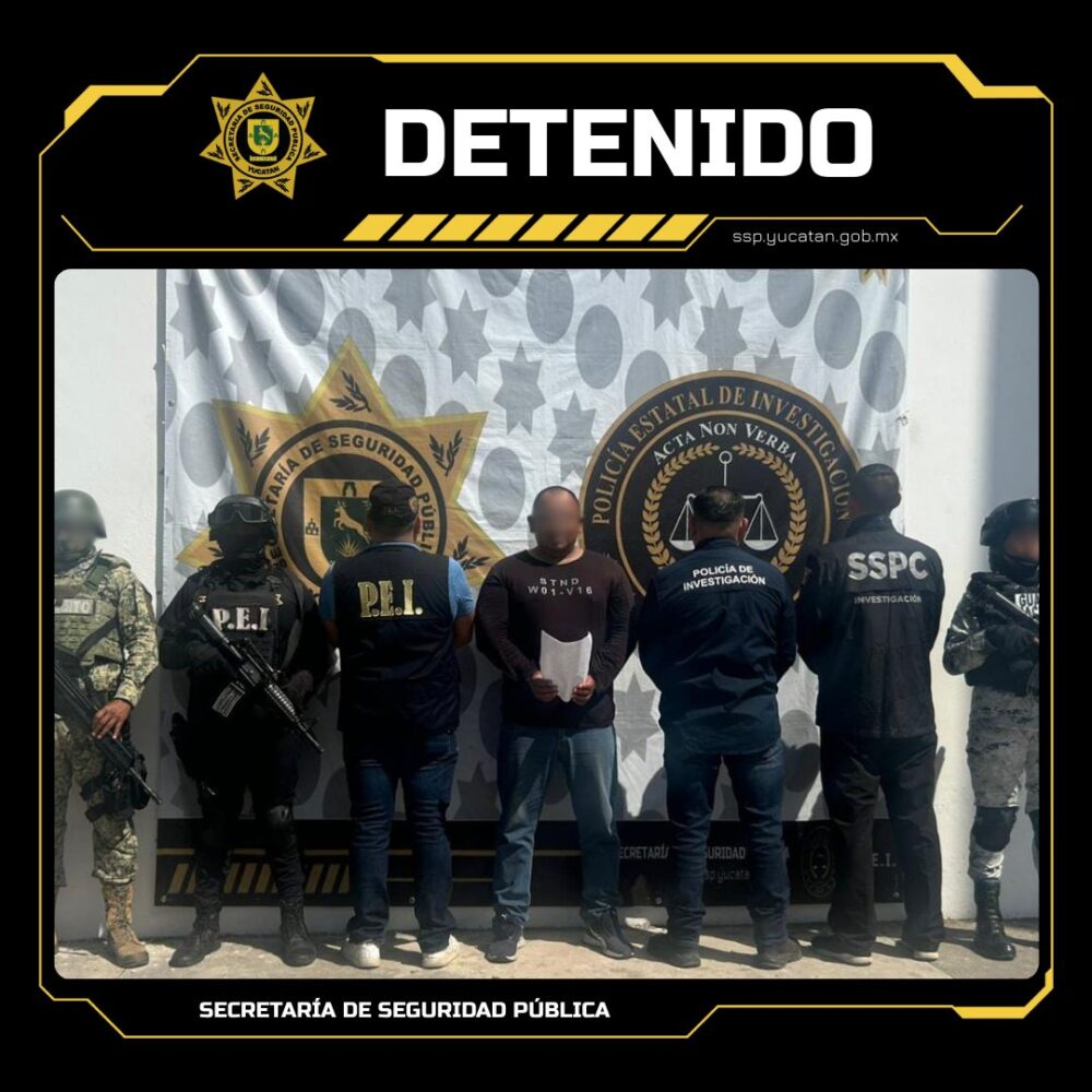 Tabasqueño es capturado en Yucatán por delitos pederastas en su estado.