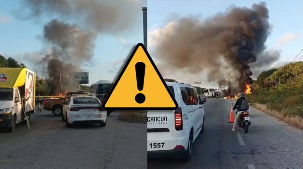 El tráfico en la zona se vio severamente afectado por varias horas