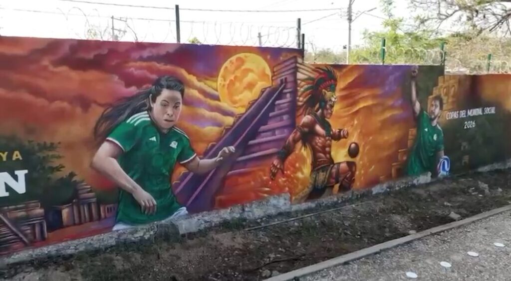“Murales Mundialistas” transformará espacios públicos en Yucatán con arte, deporte y participación social / Joaquín Díaz Mena