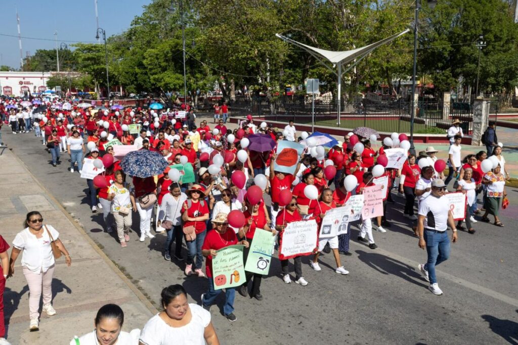 Umán fortalece la prevención con caminata por el "Día Mundial de la Lucha contra la Tuberculosis"