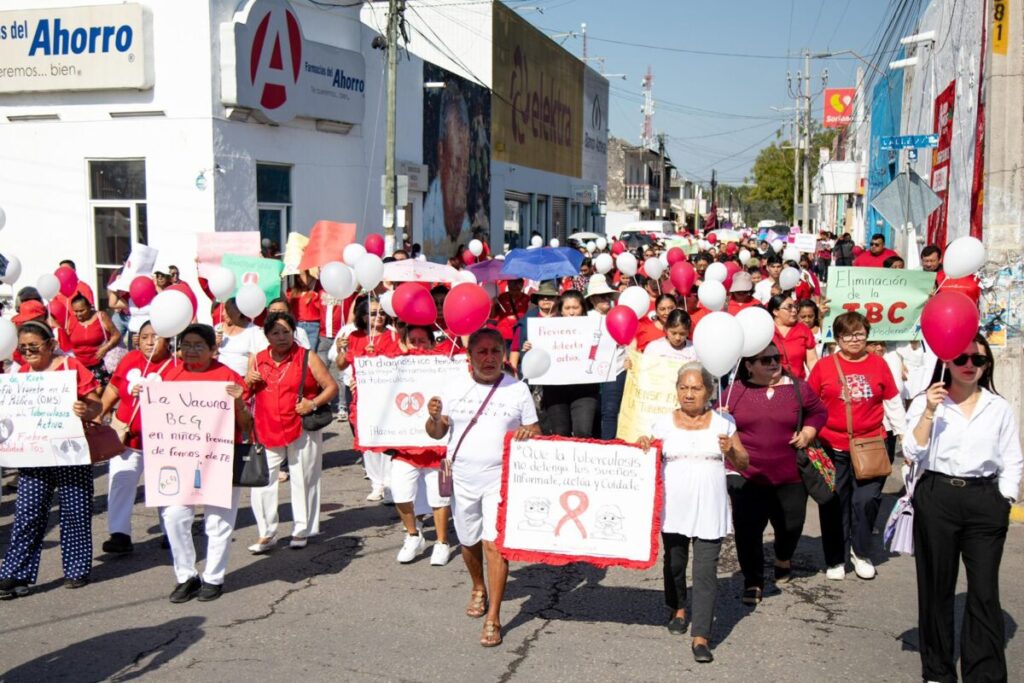 Umán fortalece la prevención con caminata por el "Día Mundial de la Lucha contra la Tuberculosis"
