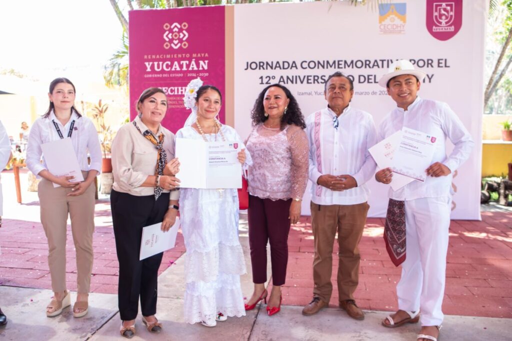 Celebran 12 años de preservar y fortalecer la cultura maya en Izamal 