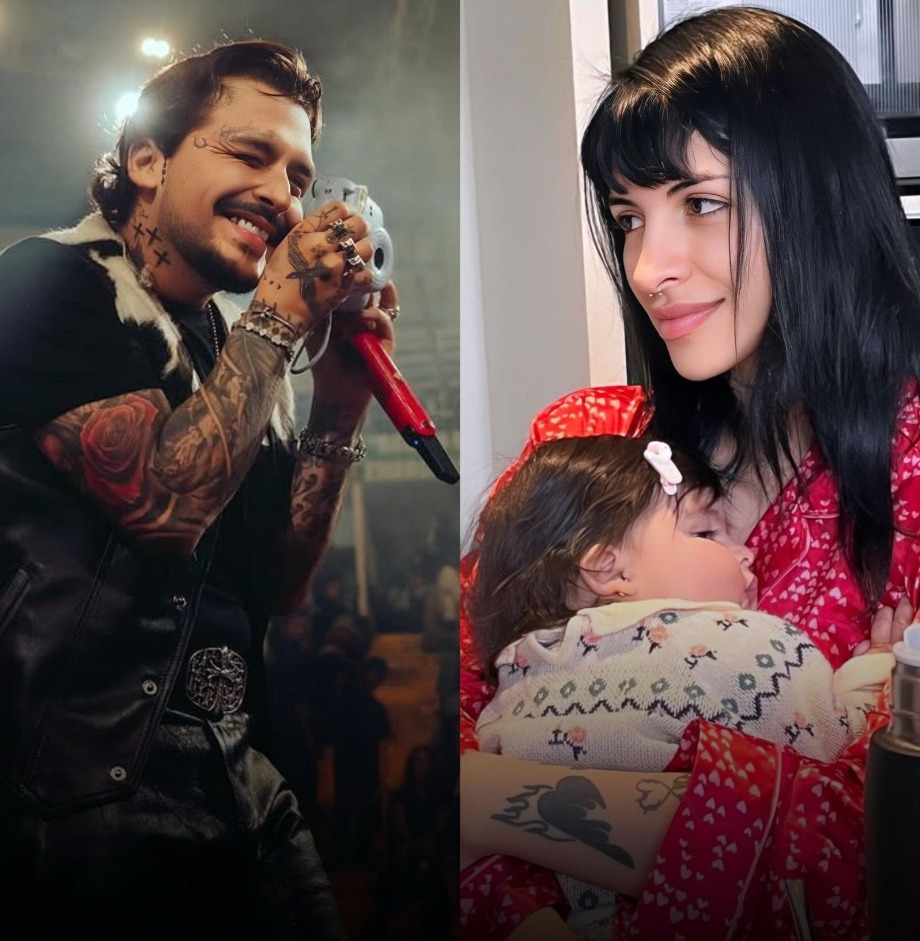 Christian Nodal es señalado como presunto deudor alimentario durante protesta del 8M en Ciudad de México