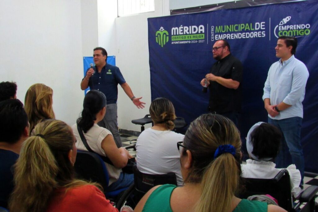 Pedro Evia Puerto plática Caso de Éxito en el Centro Municipal de Emprendedores Mérida 2026