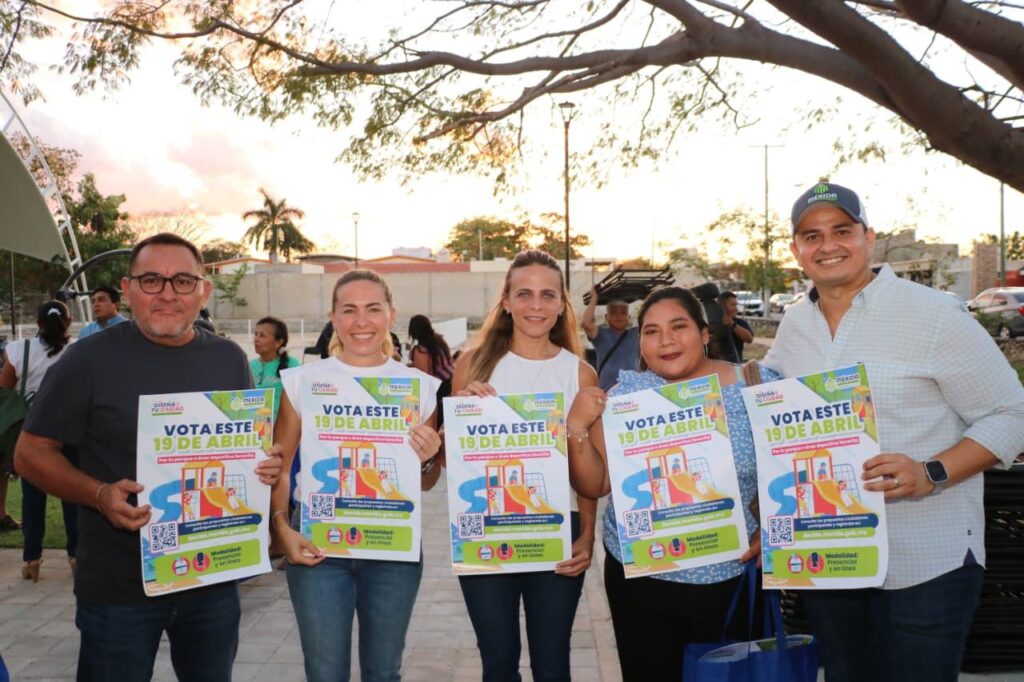 ¡La ciudad decide! Ayuntamiento de Mérida abre promoción del voto para transformar parques y espacios públicos en 2026