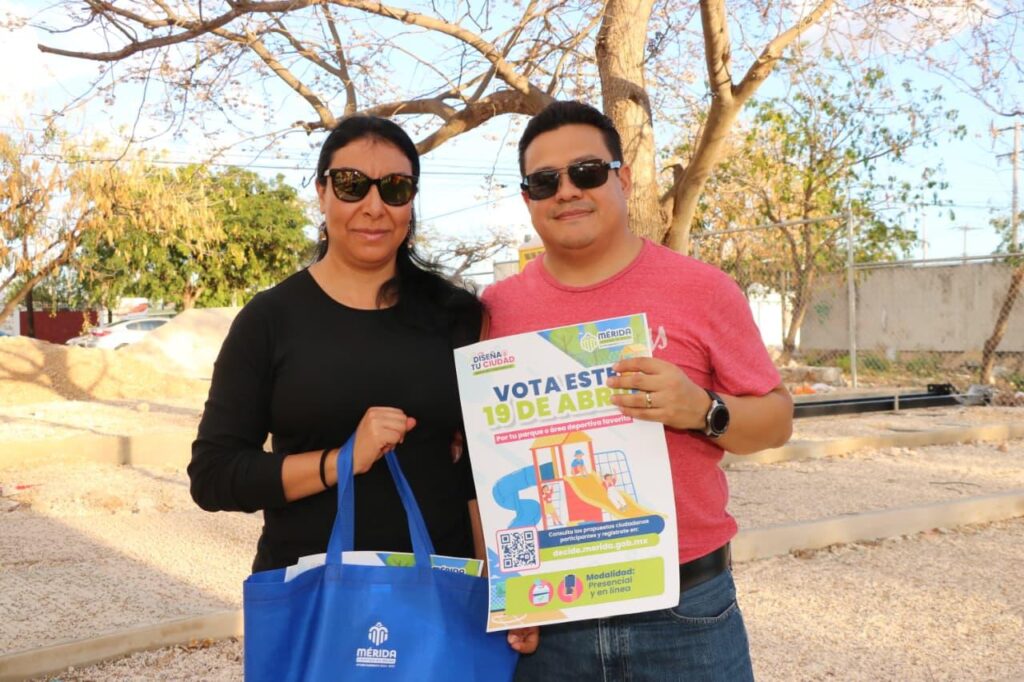¡La ciudad decide! Ayuntamiento de Mérida abre promoción del voto para transformar parques y espacios públicos en 2026