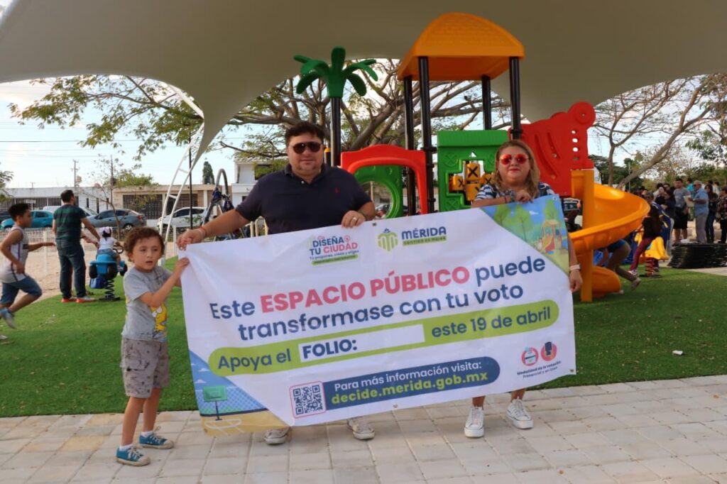 ¡La ciudad decide! Ayuntamiento de Mérida abre promoción del voto para transformar parques y espacios públicos en 2026