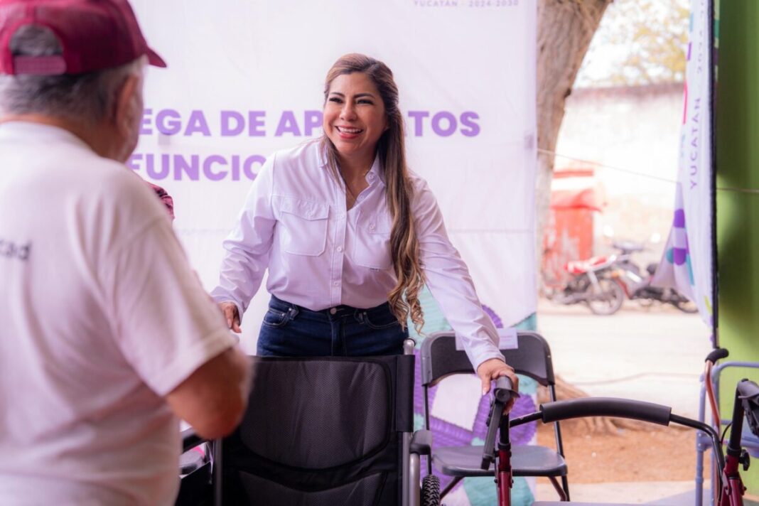 DIF Yucatán recorre comunidades y transforma vidas con entrega de apoyos funcionales / Mtra. Wendy Médez Naal