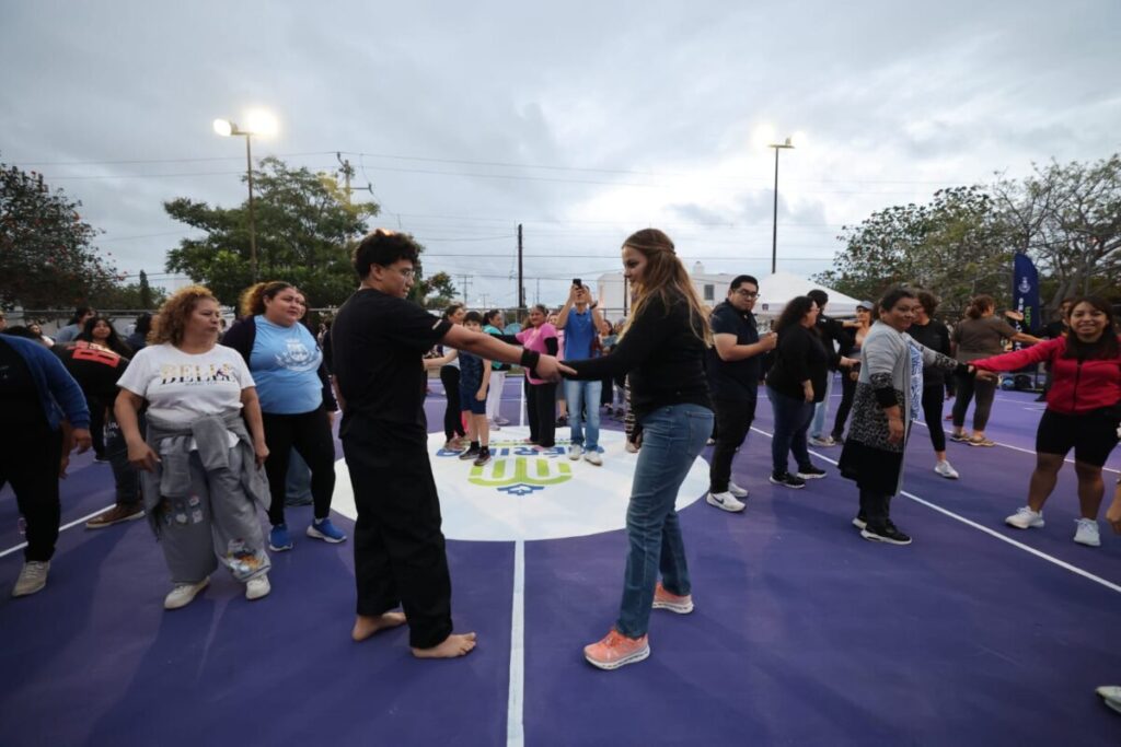 Cecilia Patrón macroclase defensa personal Mérida 2026 Cancha Violeta