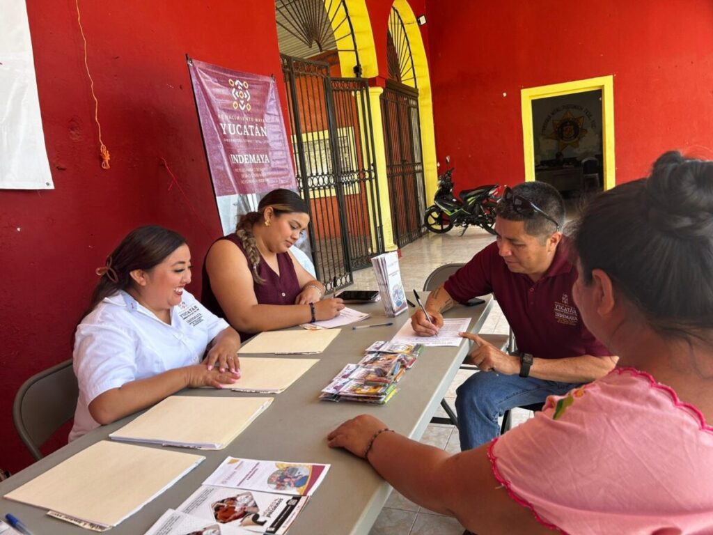 El Indemaya refuerza atención a migrantes en Yucatán con "Brigada Comunitaria de Atención a Migrantes"