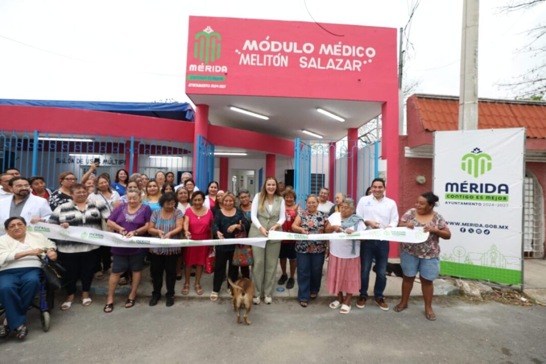 Cecilia Patrón Laviada fortalece la salud al sur de Mérida con la rehabilitación del Módulo Médico de Melitón Salazar