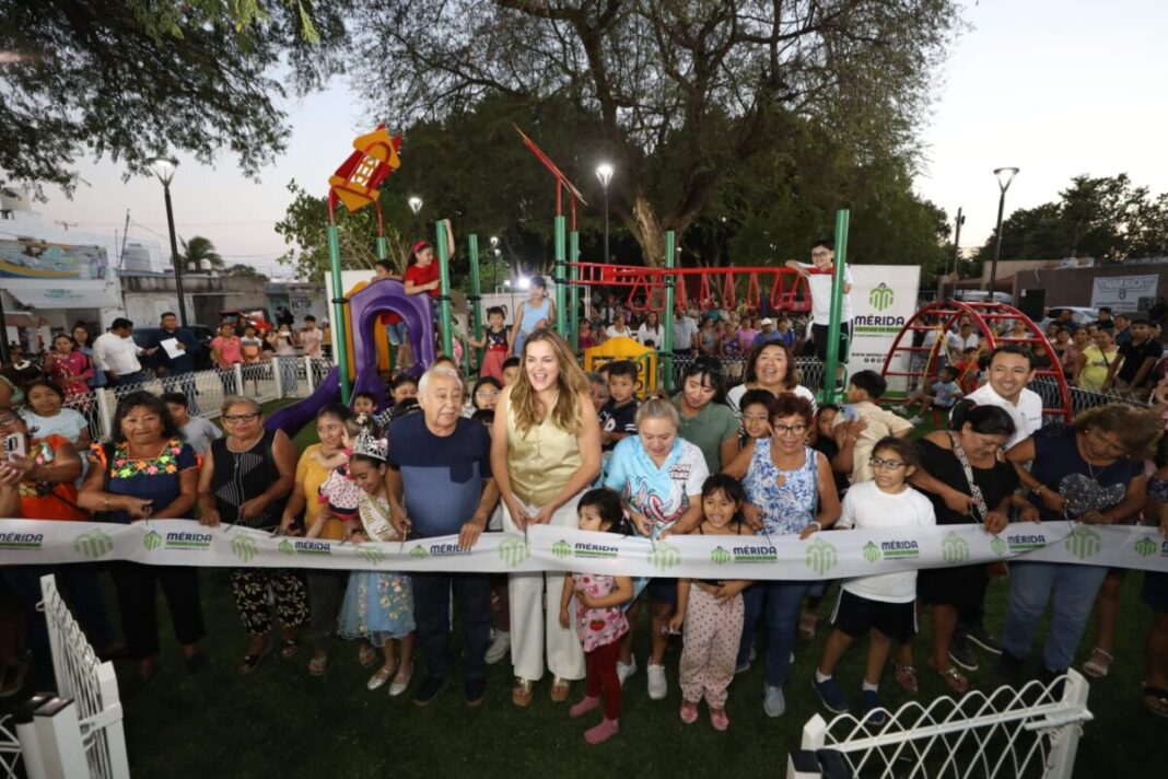 Transforman el oriente de Mérida: Cecilia Patrón impulsa espacios públicos seguros e incluyentes