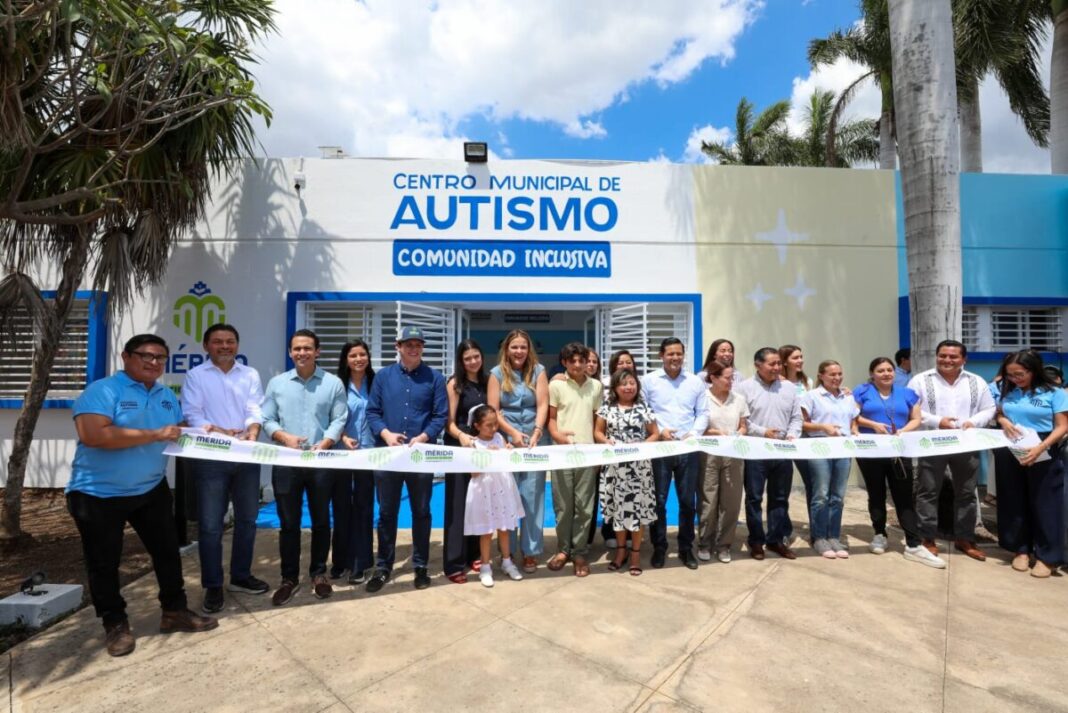 Cecilia Patrón Laviada inaugura nuevo Centro Municipal de Autismo para las familias en Mérida