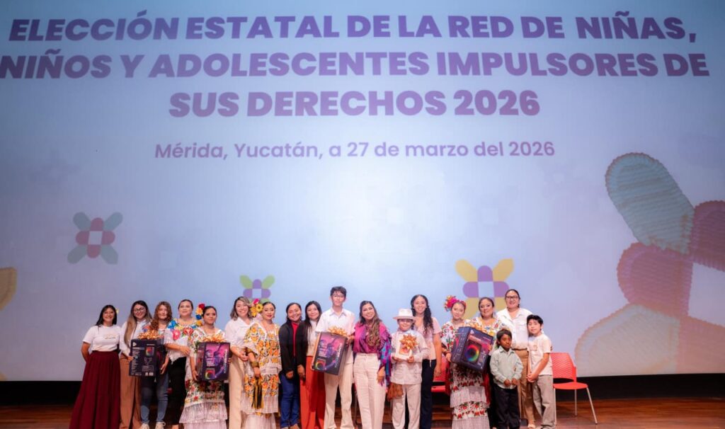Niñas, niños y adolescentes de Yucatán deciden a través de la Elección Estatal 2026 del DIF Yucatán / Mtra. Wendy Méndez Naal 