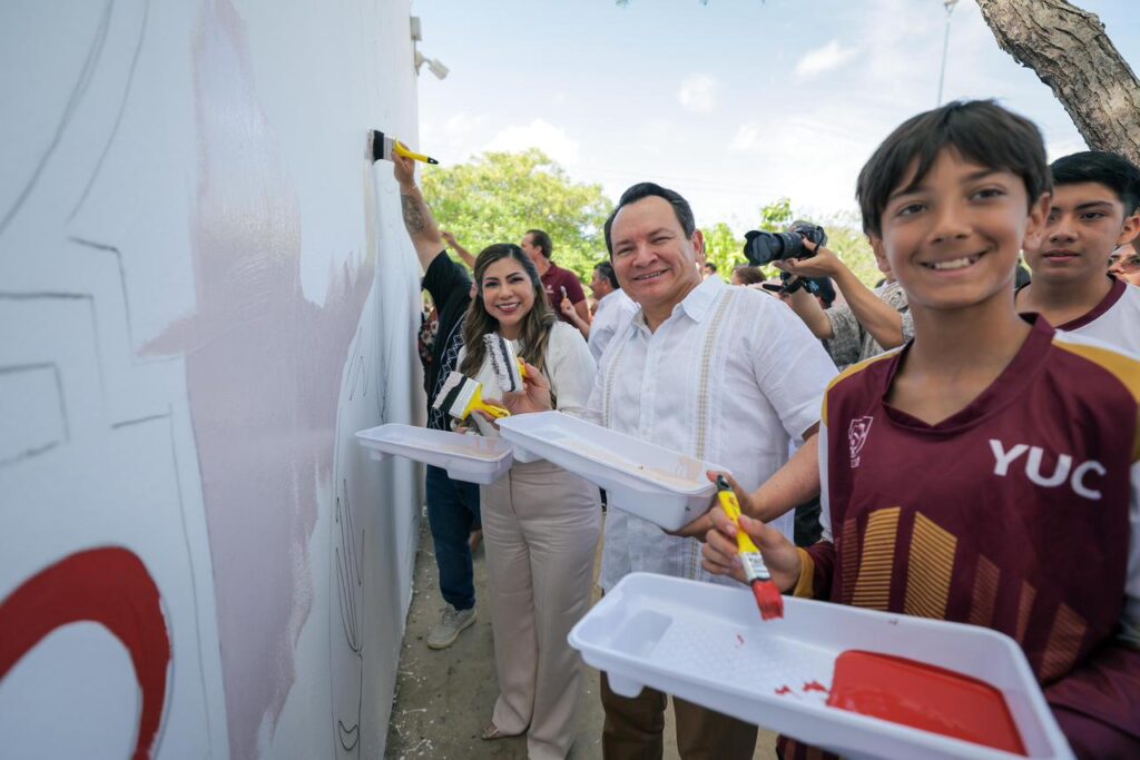 “Murales Mundialistas” transformará espacios públicos en Yucatán con arte, deporte y participación social / Joaquín Díaz Mena