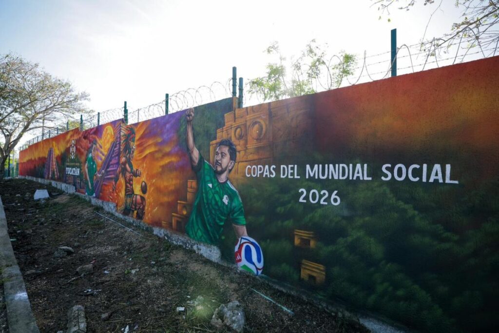 “Murales Mundialistas” transformará espacios públicos en Yucatán con arte, deporte y participación social / Joaquín Díaz Mena