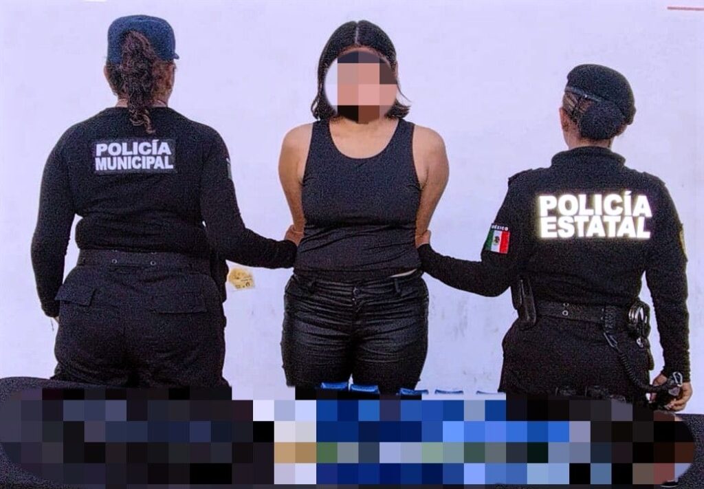 Detienen a mujer por presunto robo en tienda de Bodega Aurrera en Progreso