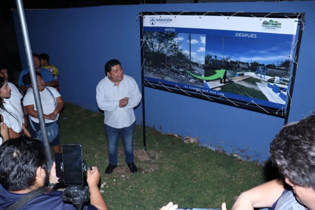 El alcalde Edwin Bojórquez entregan nuevo parque en Cerritos Mulchechén para fortalecer la convivencia familiar