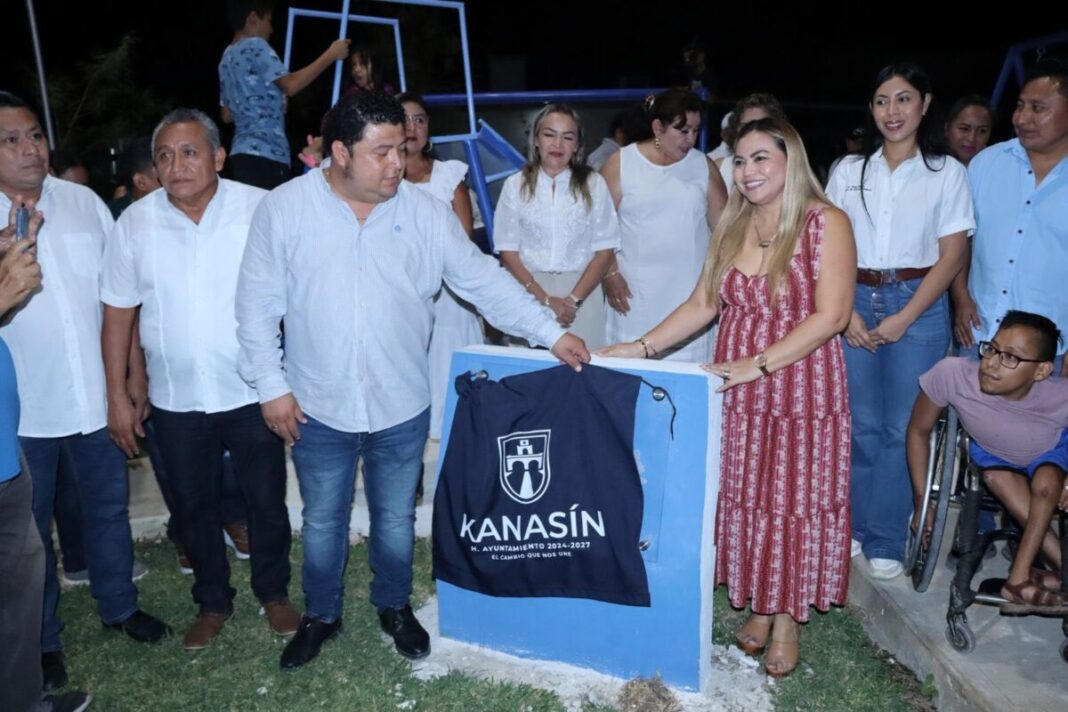El alcalde Edwin Bojórquez entregan nuevo parque en Cerritos Mulchechén para fortalecer la convivencia familiar