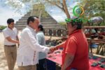 El Gobernador Joaquín Díaz Mena mejora las condiciones de trabajo para artesanas y artesanos en Chichén Itzá