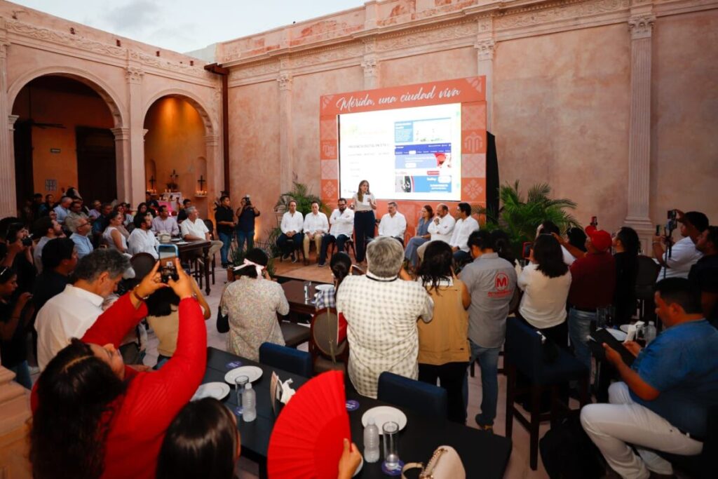 Cecilia Patrón Laviada presenta “Mérida, una Ciudad Viva” como capital cultural y turística