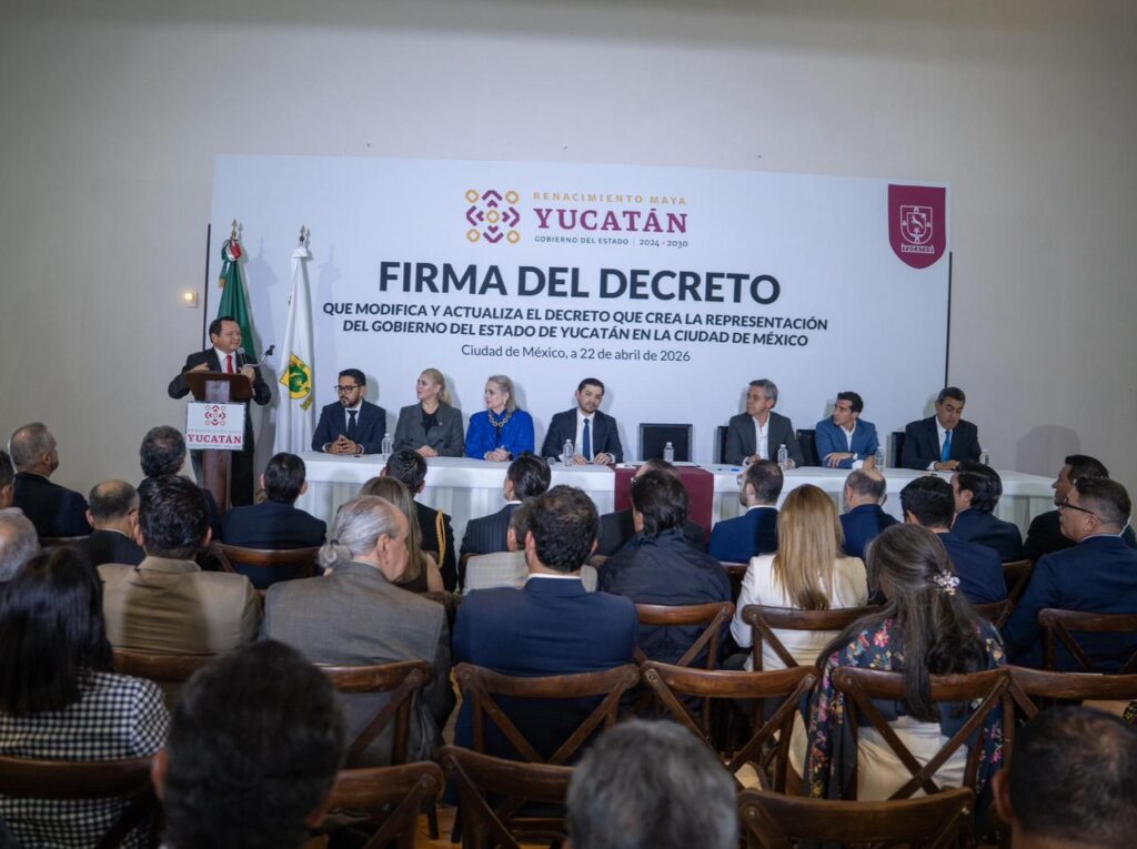 Gobernador Joaquín Díaz Mena fortalece la presencia de Yucatán con Gobierno Federal en la CDMX