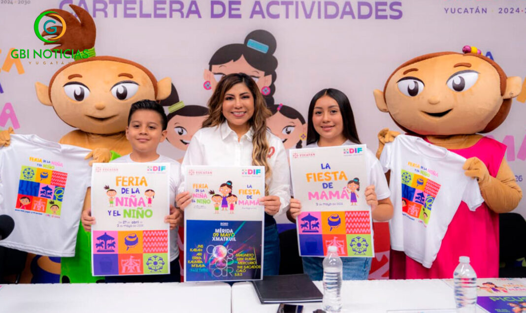 DIF Yucatán anuncia Feria de la Niña y el Niño y Fiesta de Mamá 2026 con actividades gratuitas para toda la familia / Mtra. Wendy Méndez Naal