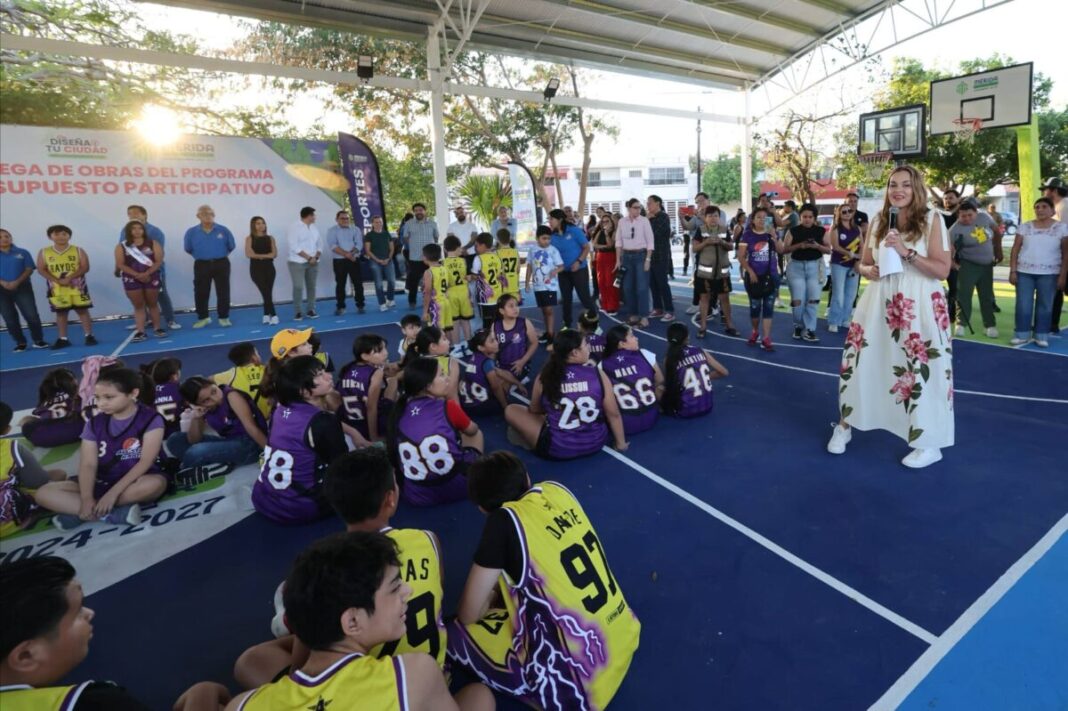 Cecilia Patrón impulsa el deporte con más áreas recreativas y sanas en Mérida