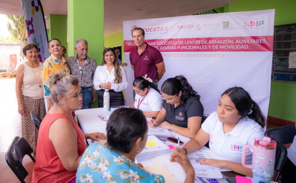 Inicio de jornadas de apoyos funcionales en Yucatán 2026.