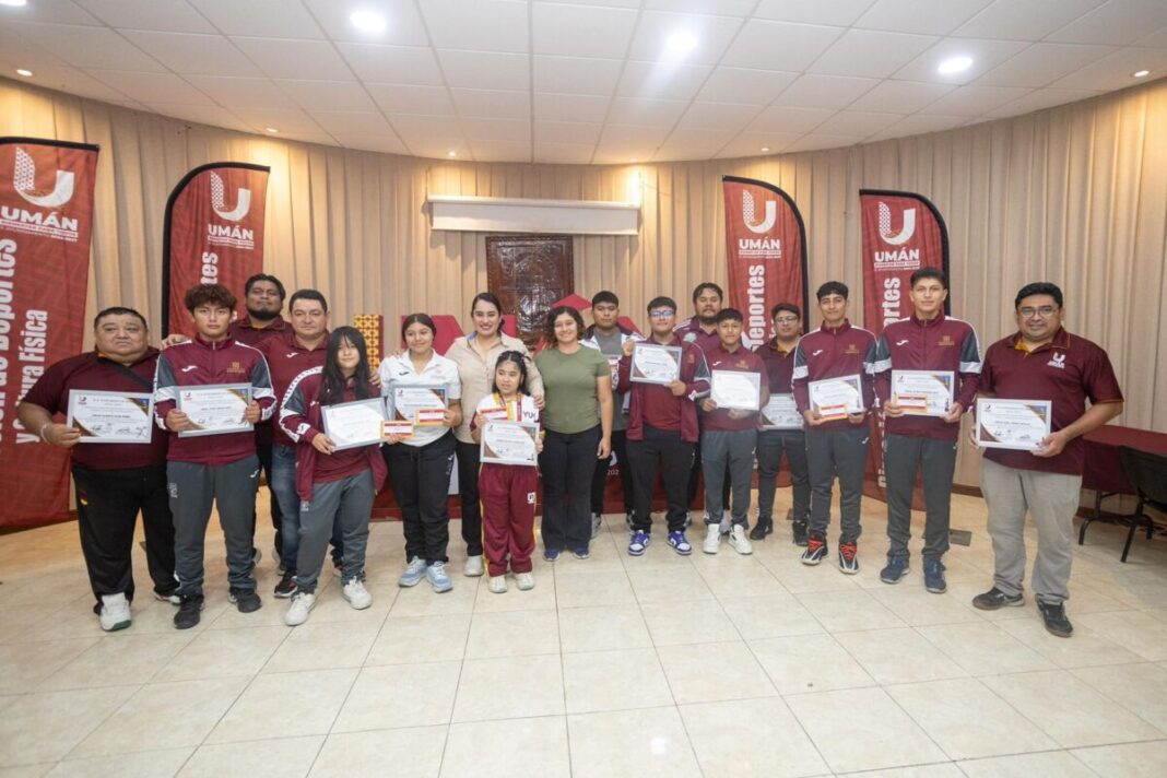 Kenia Walldina Sauri encabeza el primer abanderamiento de atletas umanenses rumbo a la Olimpiada Nacional 2026