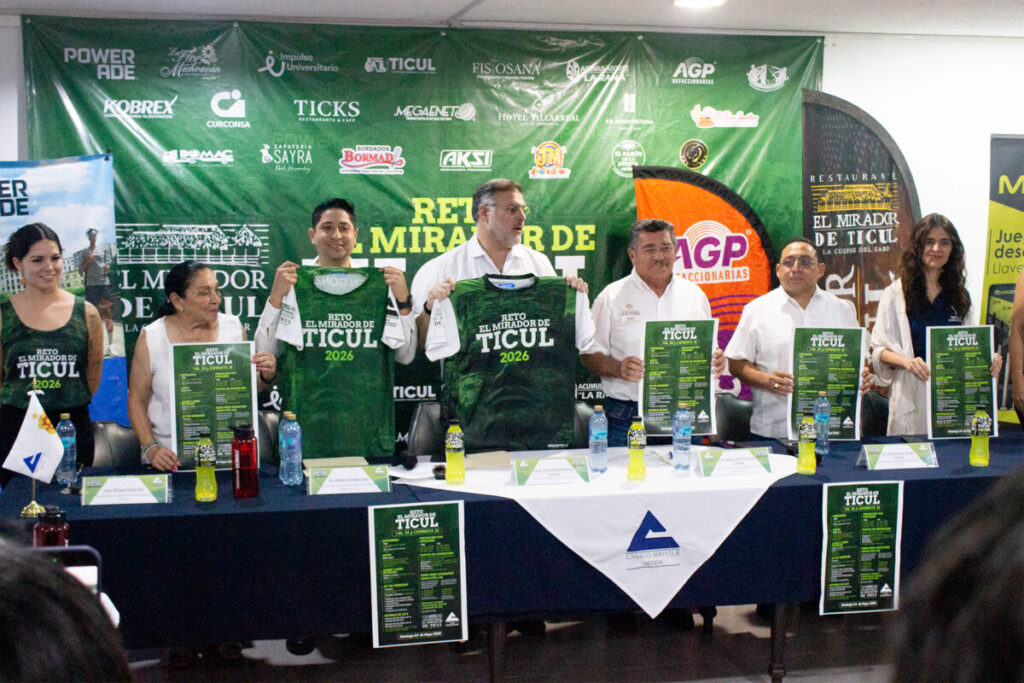 La Canaco Mérida presentan Reto El Mirador de Ticul 2026; esperan a 500 corredores y fuerte derrama económica