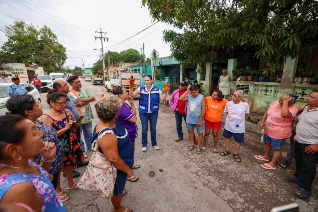 Mérida se mantiene en alerta permanente tras histórica lluvia; Cecilia Patrón encabeza acciones de protección ciudadana