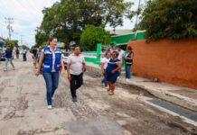 Mérida se mantiene en alerta permanente tras histórica lluvia; Cecilia Patrón encabeza acciones de protección ciudadana