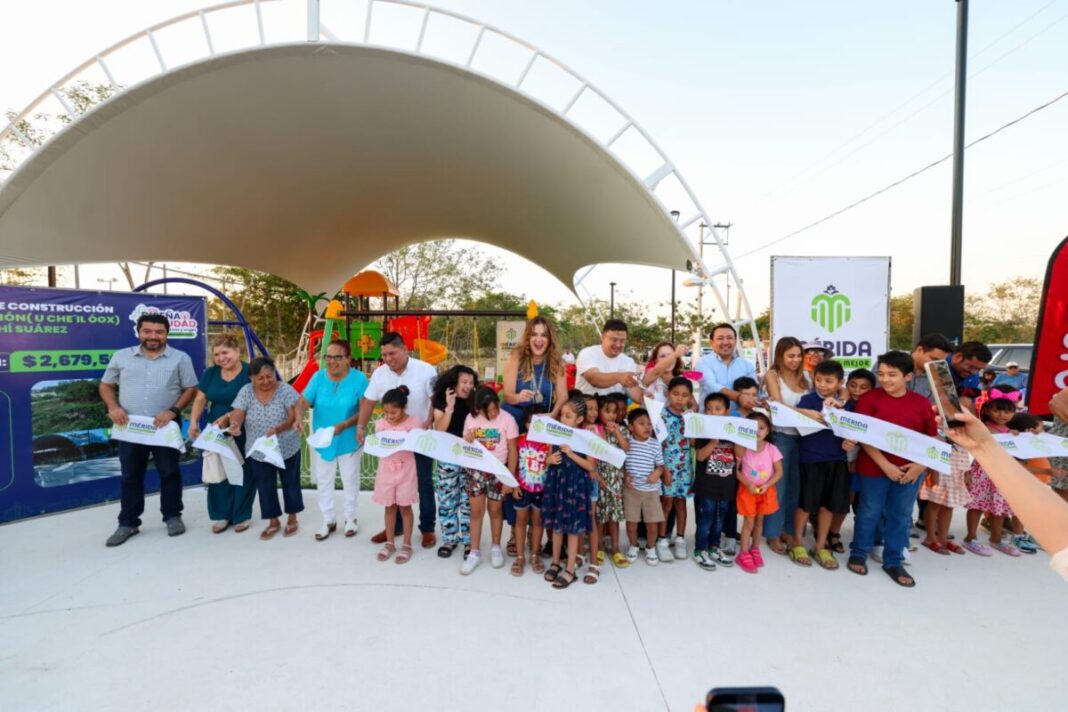 Cecilia Patrón inaugura el Parque “Árbol de Ramón”, obra que nace a favor de la inclusión en la comisaría Chichí Suárez