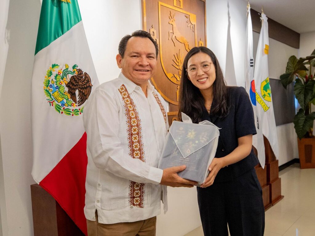Joaquín Díaz Mena refuerza cooperación entre Yucatán y Corea para impulsar la salud pública