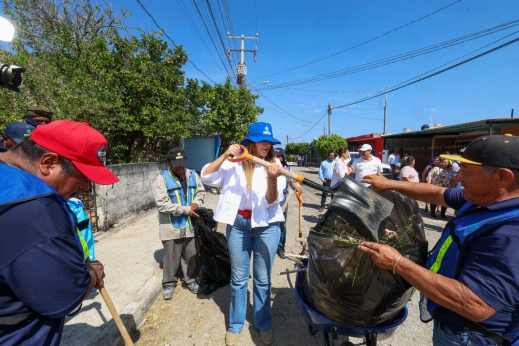 Cecilia Patrón Laviada impulsa Mega Operativo de Limpieza en Manzana 115 beneficia a más de 2 mil habitantes