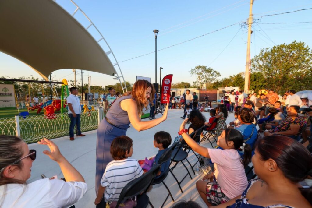 Cecilia Patrón inaugura el Parque “Árbol de Ramón”, obra que nace a favor de la inclusión en la comisaría Chichí Suárez